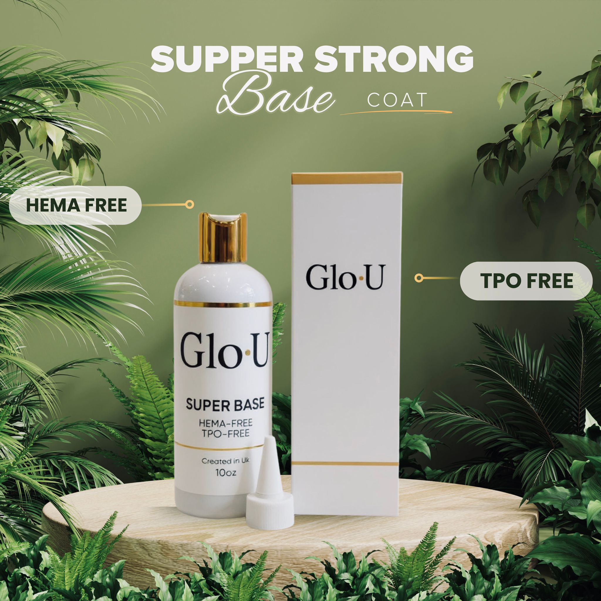 Dung Dịch Pha Nền Super Base 300ml - Glo’U