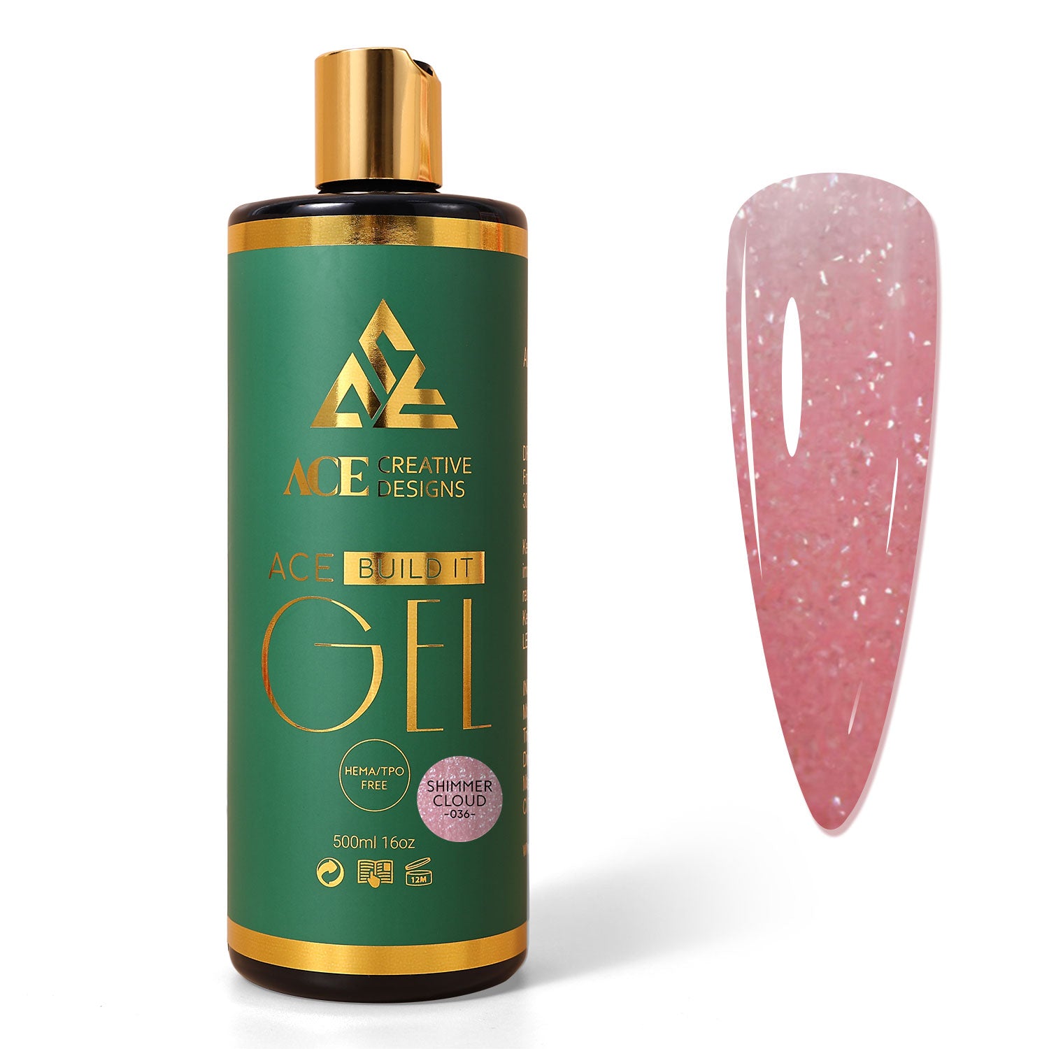 Build It Gel Refill 500ml 36 Shimmer Cloud