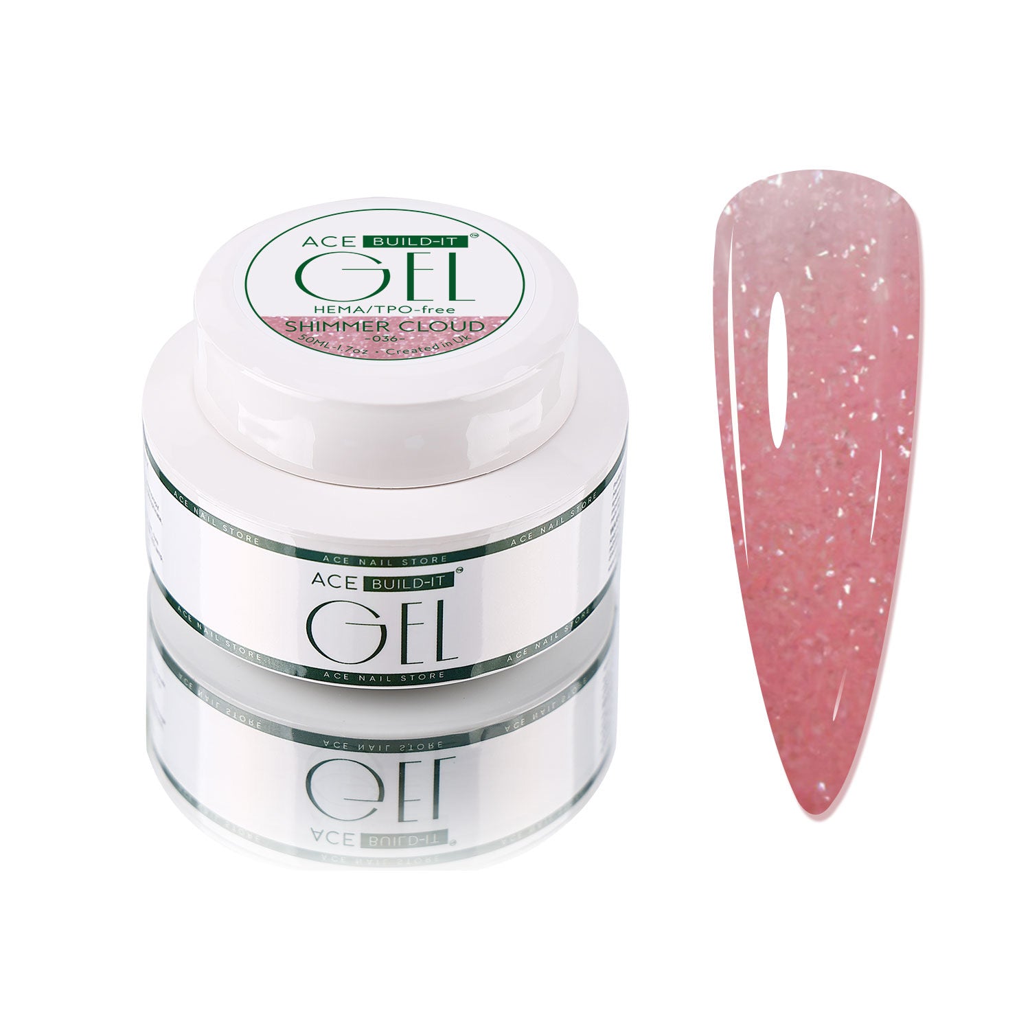 Build It Gel 50ml 036 Shimmer Cloud