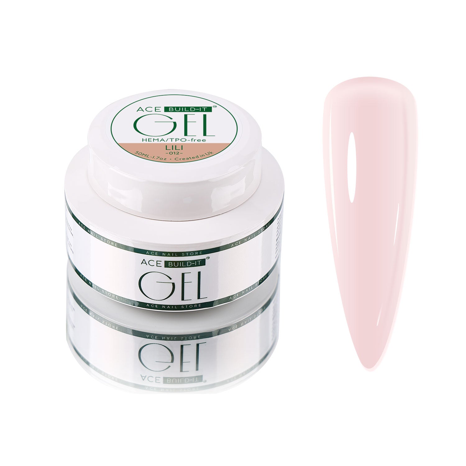 Build-It Gel 50ml 12 Lili professional builder gel pot