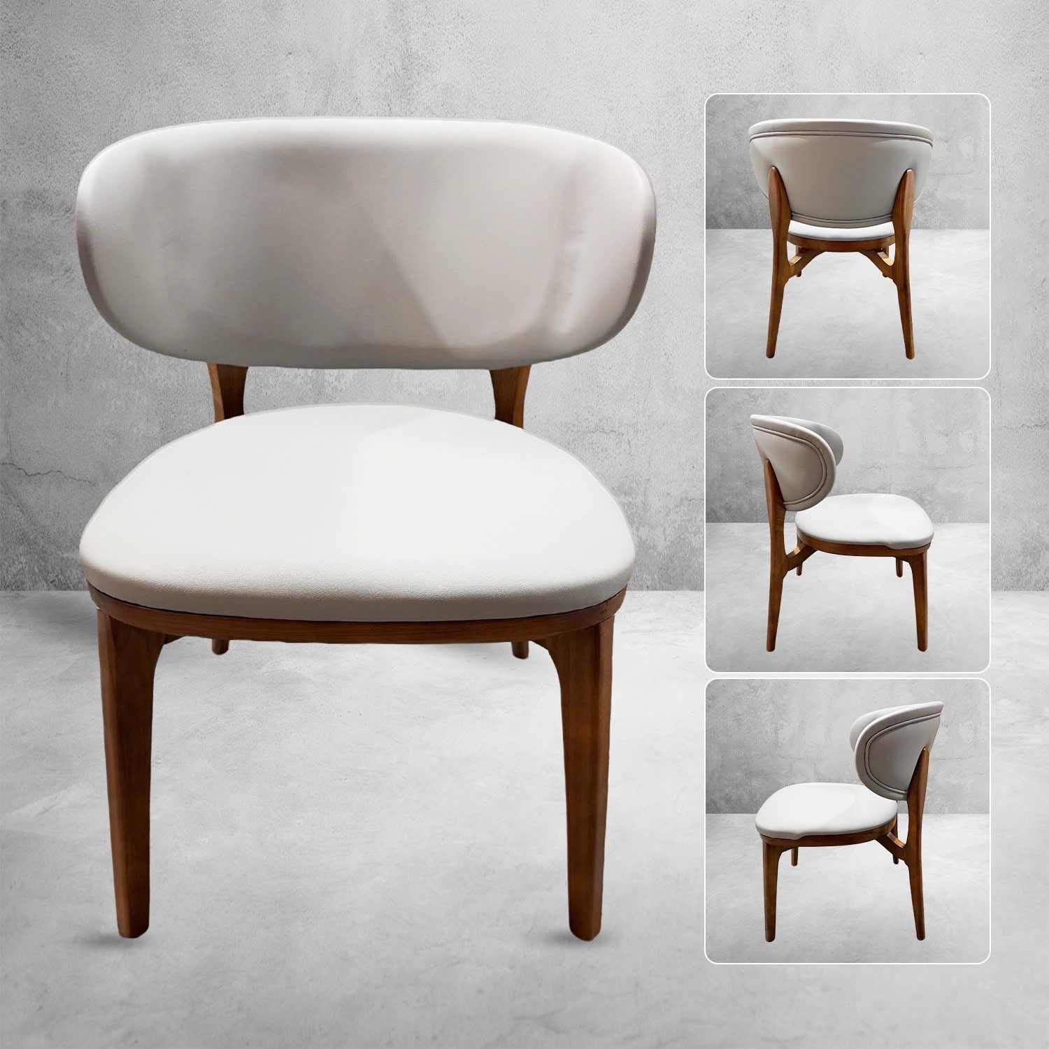 Ghế Khách Hàng Salon - Xám Nhạt - LS03