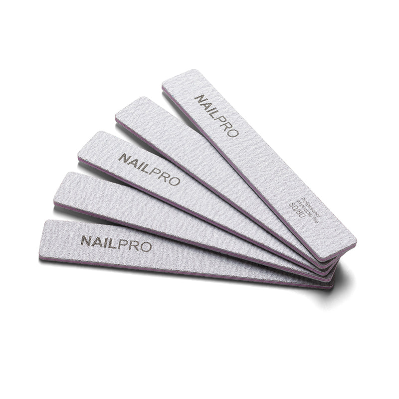 Nail PRO – Zebra Square File Pack of 50
