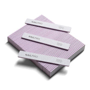 Nail PRO – Zebra Square File 100/100 Pack of 50