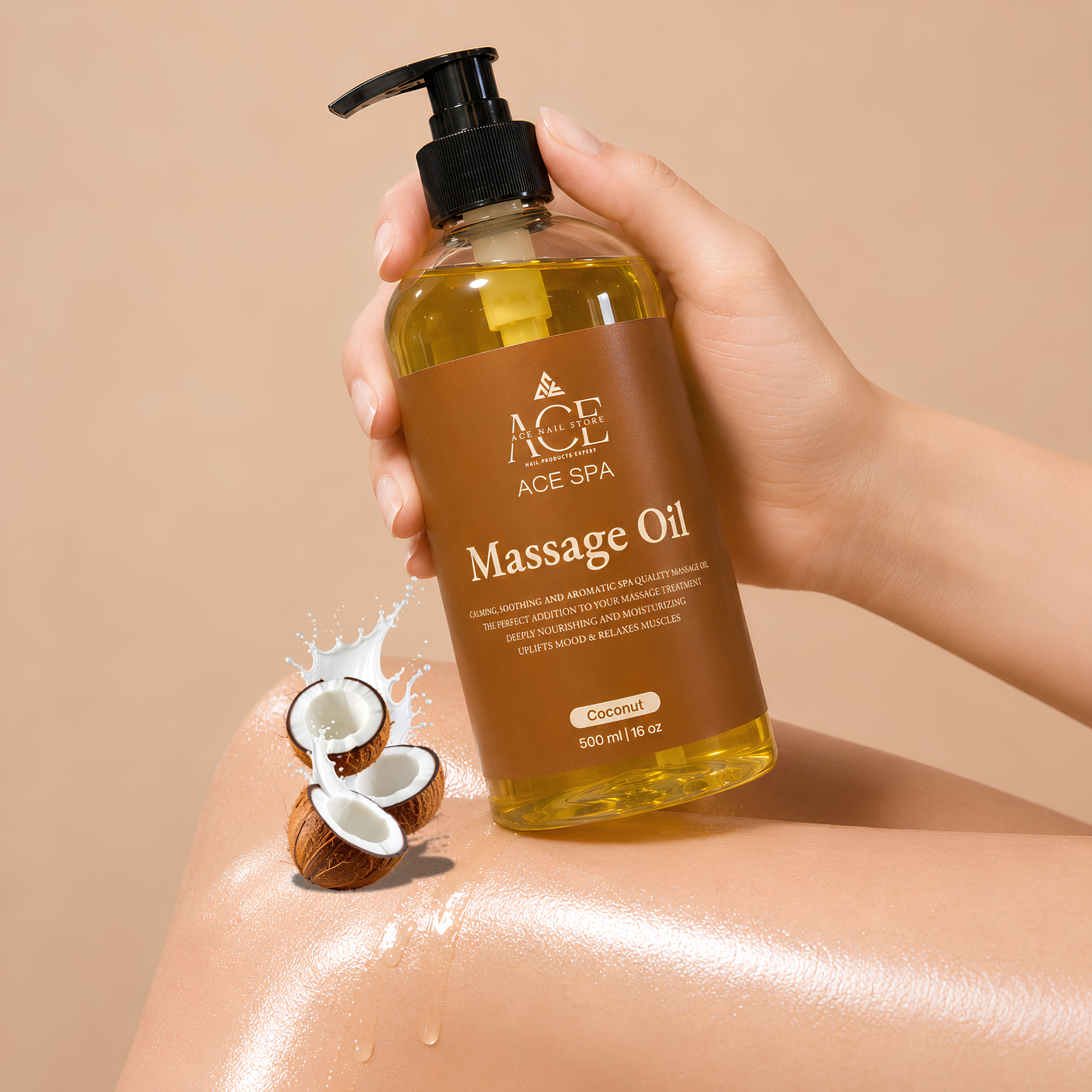 Massage Oil 500ml Coconut