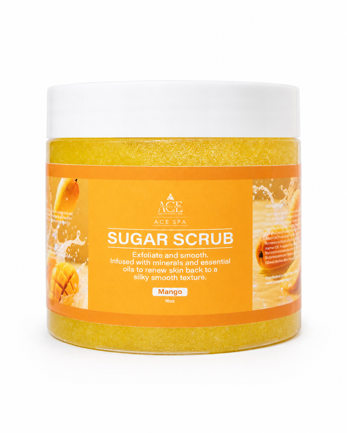 ACE Spa Sugar Scrub Mango 16oz