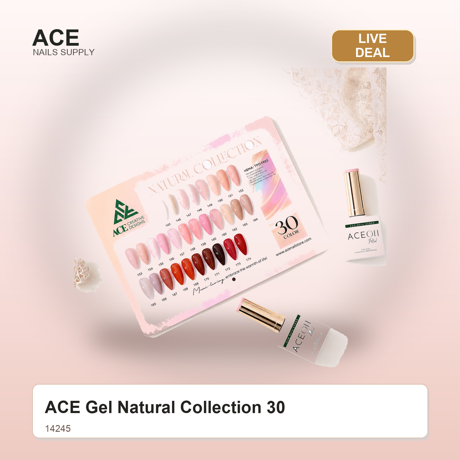 Ace Gel Set Natural 30