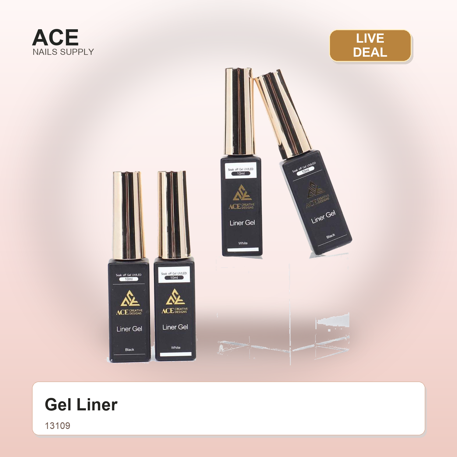 Gel Liner 10ml X5 Black