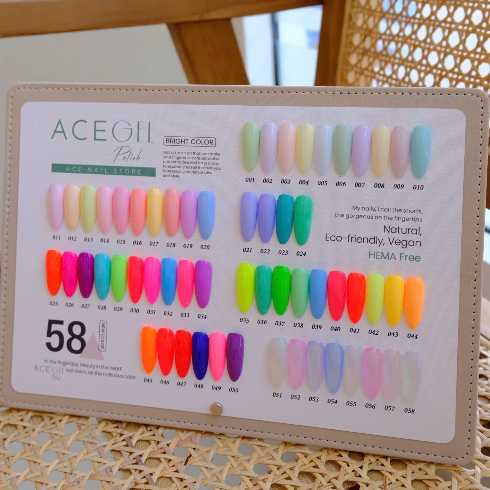 BỘ GEL MÙA HÈ ACE 58 MÀU
